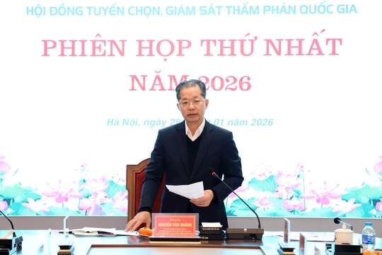 Chánh án Nguyễn Văn Quảng chủ trì phiên họp Hội đồng tuyển chọn, giám sát Thẩm phán quốc gia