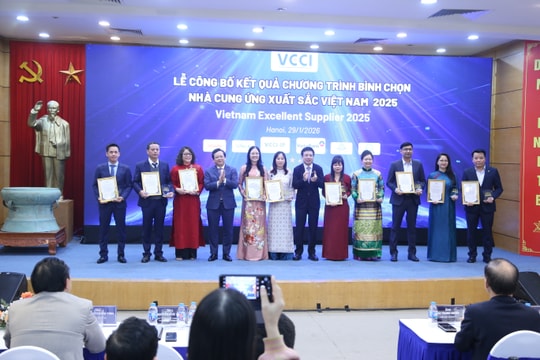 Lễ công bố kết quả Chương trình bình chọn Nhà cung ứng xuất sắc Việt Nam năm 2025