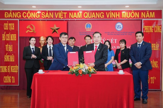TAND khu vực 1 – TP.HCM và Trường Đại học Kinh tế - Luật hợp tác đào tạo, bồi dưỡng nguồn nhân lực
