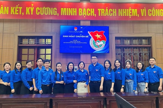 Đoàn Thanh niên TAND tỉnh Lào Cai sinh hoạt chuyên đề tuyền truyền kết quả Đại hội Đảng toàn quốc lần thứ XIV