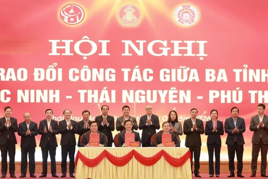 Thái Nguyên - Bắc Ninh - Phú Thọ: Mở rộng không gian, lĩnh vực hợp tác liên vùng