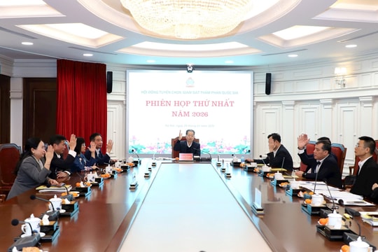 Chánh án Nguyễn Văn Quảng chủ trì phiên họp Hội đồng tuyển chọn, giám sát Thẩm phán quốc gia
