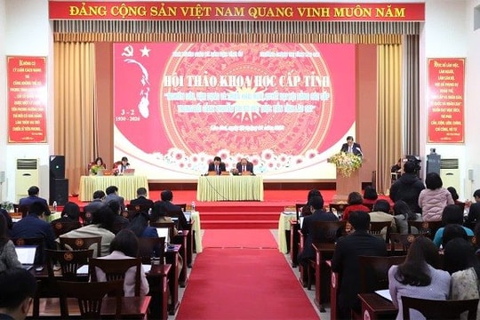 Hội thảo khoa học cấp tỉnh "Nghiên cứu, vận dụng và triển khai nghị quyết đại hội đảng các cấp trong bối cảnh chuyển đổi số vào thực tiễn tỉnh Lào Cai"