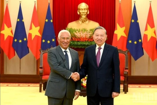 Tổng Bí thư Tô Lâm tiếp Chủ tịch Hội đồng châu Âu Antonio Costa