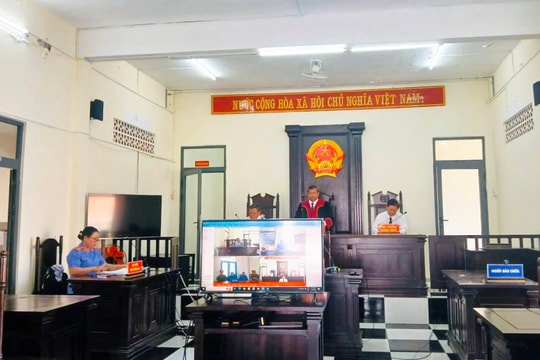 TAND khu vực 9 - Cần Thơ xét xử trực tuyến 2 vụ án hình sự