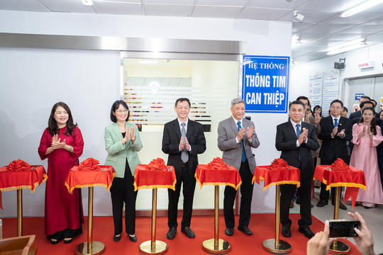 Bệnh viện Chợ Rẫy vận hành hệ thống thông tim hiện đại hàng đầu phía Nam