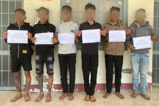 Bắt khẩn cấp nhóm thanh niên gây rối trong đêm