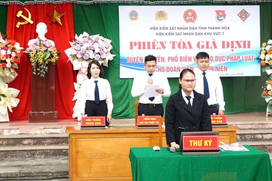 Cảnh tỉnh tình trạng gây rối trật tự trong giới trẻ từ phiên tòa giả định