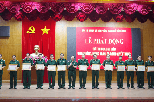 Phát động thi đua cao điểm “Mừng Đảng, mừng Xuân, ra quân quyết thắng”