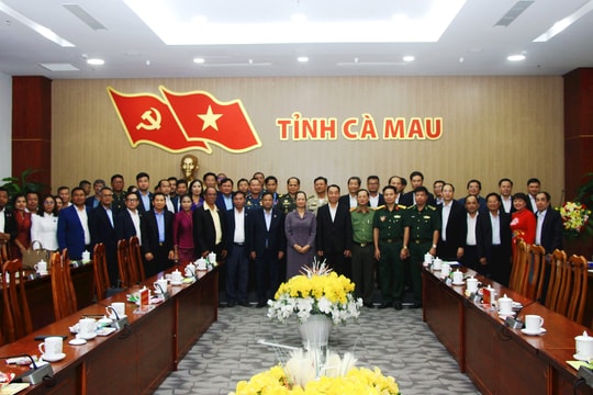 Đoàn công tác tỉnh Koh Kong (Campuchia) thăm, chúc Tết tại Cà Mau