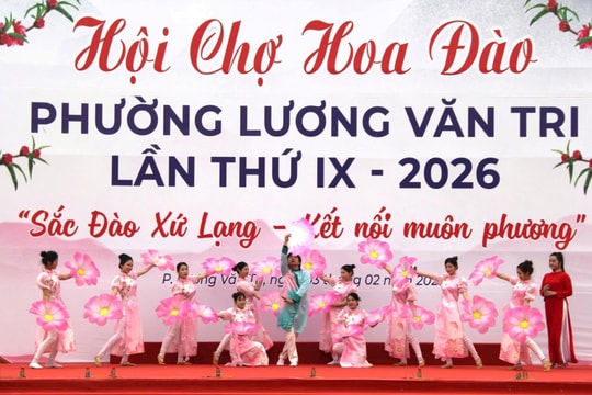 Khai mạc Hội chợ "Sắc Đào Xứ Lạng - Kết nối muôn phương"
