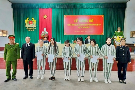Tuyên Quang: Xét giảm án cho 1.468 phạm nhân dịp Tết Nguyên đán 2026