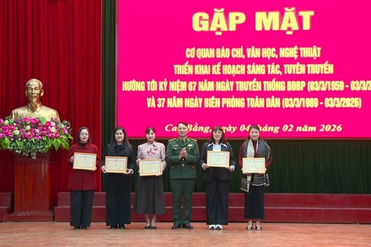 Báo Công lý đồng hành cùng Bộ đội Biên phòng Cao Bằng, góp sức xây dựng biên cương