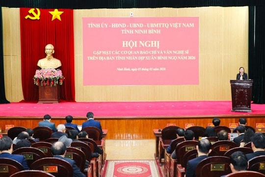 Ninh Bình gặp mặt các cơ quan báo chí và văn nghệ sĩ dịp Xuân Bính Ngọ 2026