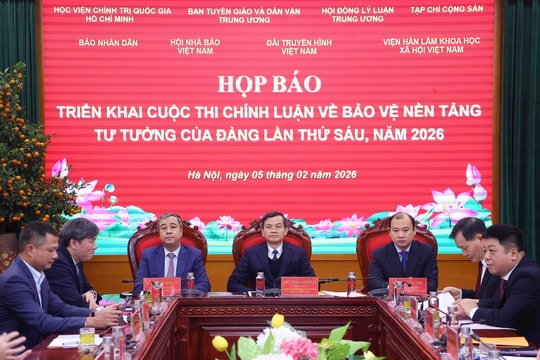 Triển khai toàn quốc Cuộc thi chính luận bảo vệ nền tảng tư tưởng của Đảng năm 2026