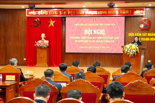 ​Thanh Hóa: Quyết liệt triển khai cơ chế phối hợp trong tố tụng dân sự công ích