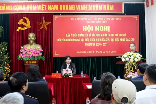 Đồng chí Nguyễn Văn Quảng, Chánh án TANDTC nhận sự tín nhiệm tuyệt đối của cử tri nơi cư trú