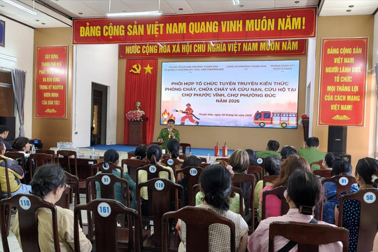 Tăng cường trật tự, an toàn tại các chợ phường Thuận Hóa