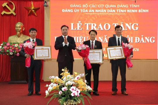 Đảng ủy TAND tỉnh Ninh Bình tổng kết công tác xây dựng Đảng năm 2025