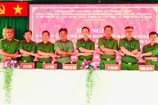 Thắt chặt “vành đai” an ninh, trật tự vùng giáp ranh Cần Thơ - Cà Mau