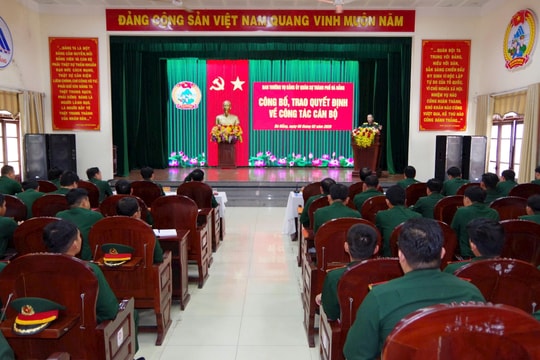 Đà Nẵng: Điều động, bổ nhiệm Chính trị viên phó Ban CHQS xã, phường