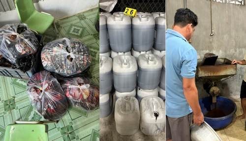 Phát hiện, xử lý cơ sở sản xuất, buôn bán cà phê bột giả