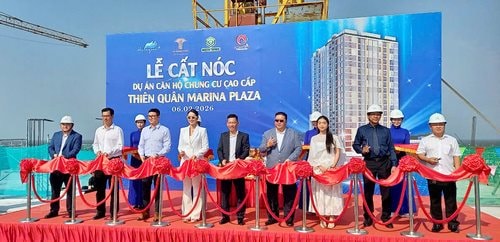 Cất nóc dự án chung cư cao nhất khu vực trung tâm TP. Cần Thơ