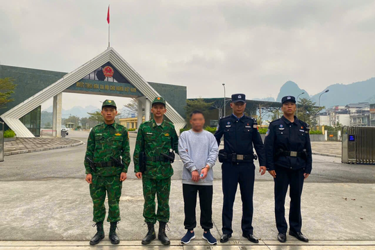 Bắt giữ đối tượng truy nã về tội trộm cắp tài sản tại cửa khẩu Lý Vạn