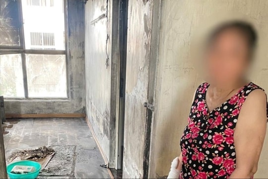 Mâu thuẫn gia đình, người phụ nữ phóng hỏa căn hộ chung cư