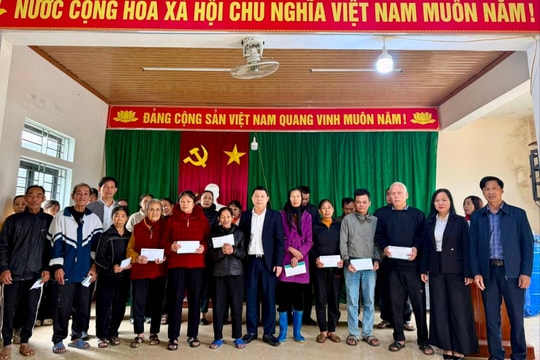 TAND khu vực 1 - Hà Tĩnh: Mang mùa xuân yêu thương đến với hoàn cảnh khó khăn