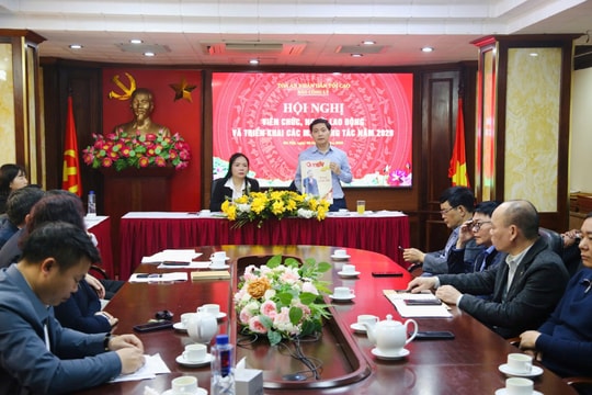 Báo Công lý tổ chức Hội nghị viên chức, người lao động và triển khai các mặt công tác năm 2026