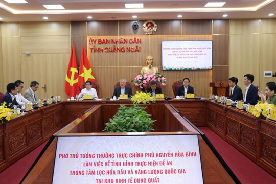 Thúc đẩy hình thành Trung tâm lọc hóa dầu và năng lượng Quốc gia