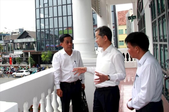 Chánh án Nguyễn Văn Quảng kiểm tra công tác hoàn thiện trụ sở Tòa án chuyên biệt tại TP.HCM