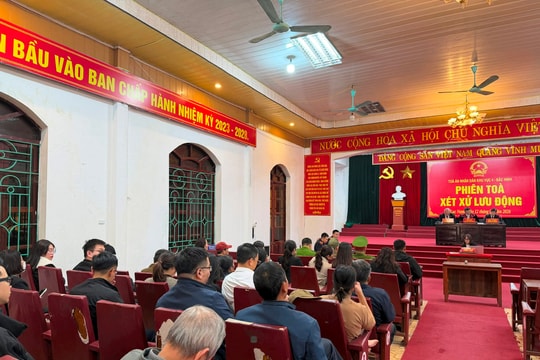 TAND khu vực 4 – Bắc Ninh: Tăng cường công tác tuyên truyền, phổ biến pháp luật qua phiên tòa lưu động