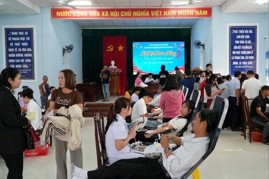 Lan tỏa nghĩa cử hiến máu đầu Xuân trên địa bàn Huế