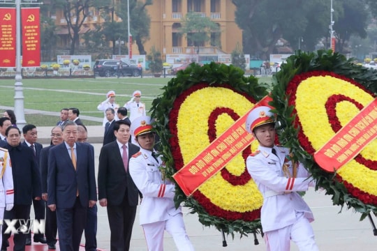 Lãnh đạo Đảng, Nhà nước viếng Chủ tịch Hồ Chí Minh