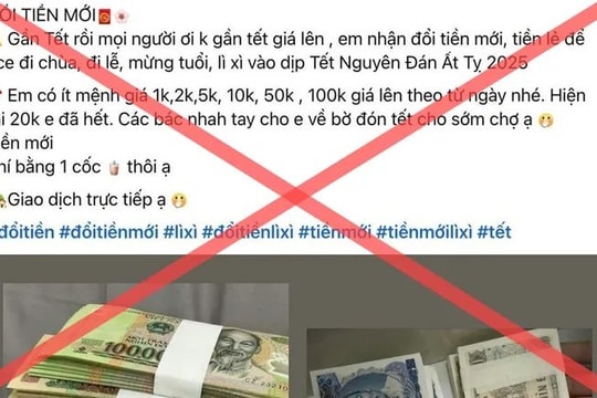 Đổi tiền lẻ thu phí dịp Tết: Cá nhân có thể bị phạt đến 40 triệu đồng