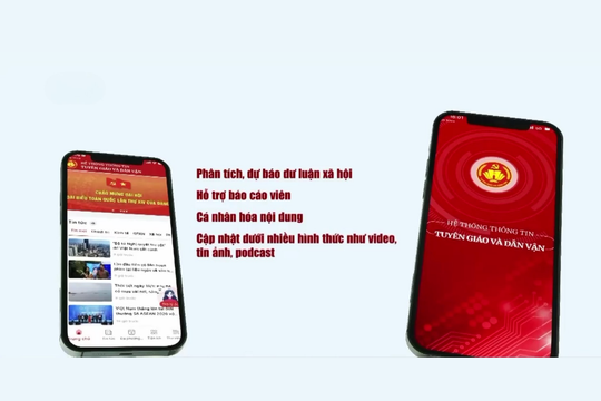 Ứng dụng Tuyên giáo và Dân vận: Cầu nối thông tin chính thống giữa Đảng và nhân dân trên không gian số