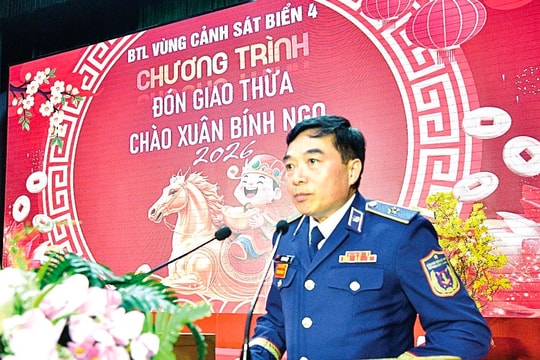 BTL Vùng Cảnh sát biển 4 tổ chức đón giao thừa