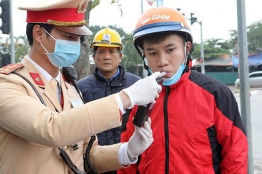 2.584 tài xế vi phạm nồng độ cồn trong ngày thứ 3 kỳ nghỉ Tết