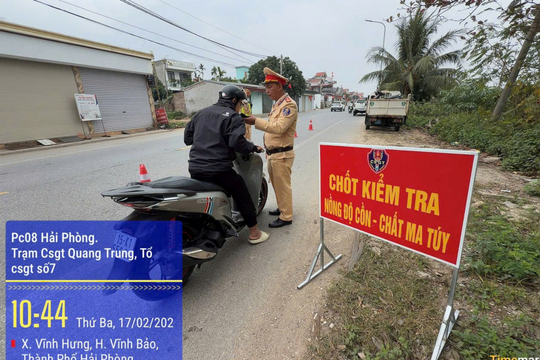 Hải Phòng: Hơn 300 tài xế vi phạm nồng độ cồn trong 5 ngày nghỉ Tết