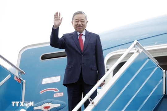 Tổng Bí thư Tô Lâm lên đường tham dự cuộc họp khai mạc Hội đồng Hòa bình về Gaza