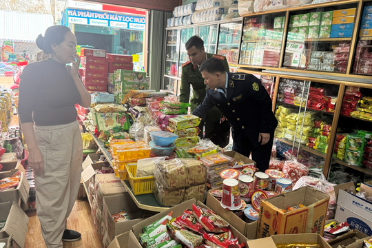Tăng cường kiểm tra, xử lý hàng hóa trong và sau Tết
