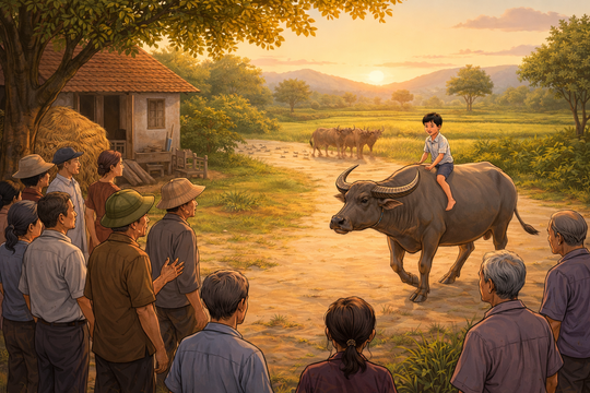 Giải quyết tranh chấp con trâu từ kinh nghiệm dân gian