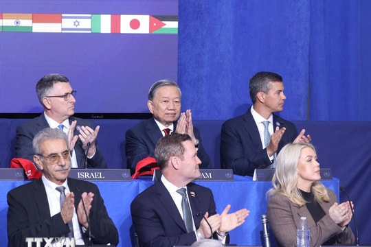 Tổng Bí thư Tô Lâm tham dự cuộc họp khai mạc Hội đồng Hòa bình về Dải Gaza