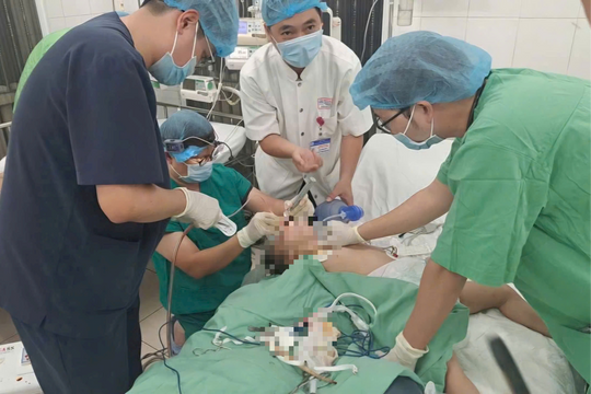 Cứu sống bé gái 3 tuổi mắc dị vật đường thở nguy kịch trong dịp Tết