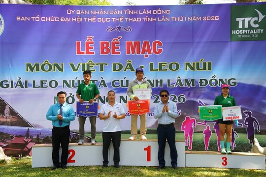 Gần 400 VĐV tham gia Giải Việt dã - leo núi Tà Cú tỉnh Lâm Đồng mở rộng 2026