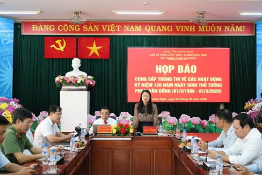 Nhiều hoạt động kỷ niệm Ngày sinh cố Thủ tướng Phạm Văn Đồng