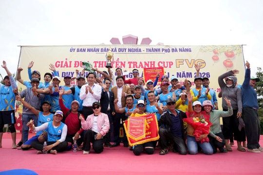 Khai mạc giải đua thuyền truyền thống xã Duy Nghĩa mở rộng lần thứ I - Cúp FVG 2026