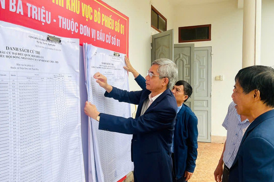 Thanh Hóa cơ bản hoàn tất công tác chuẩn bị cho Ngày hội bầu cử